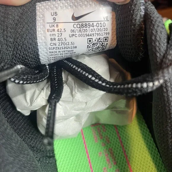 Nike Quest 3 Shield Running Shoes Men’s 9 Black Obsidian Mist CQ8894-010 New - Picture 8 of 8